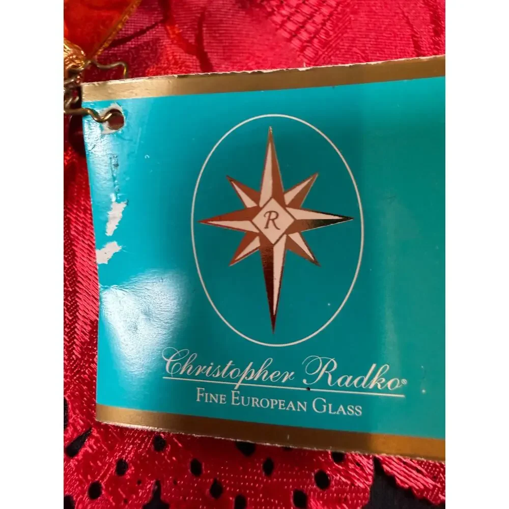 Christopher Radko Celebrate Oklahoma 2006 Glass Christmas Ornament Original Tag